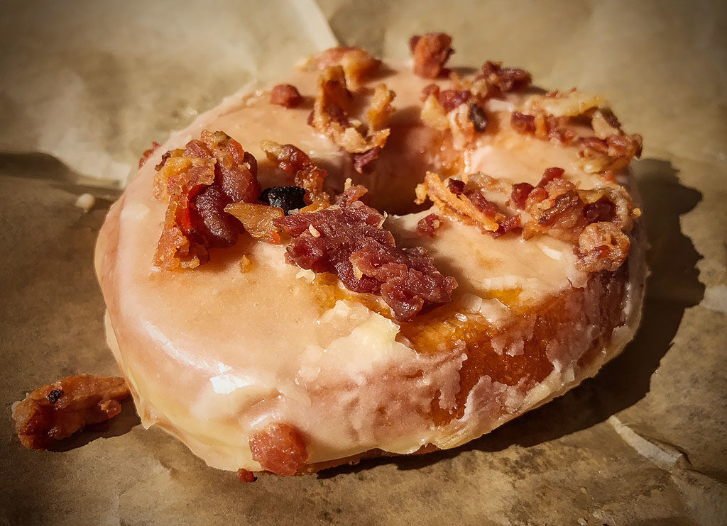 Bacon Maple Doughnut